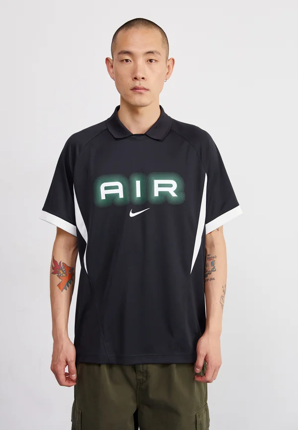 AIR - Poloshirt - black/black/white