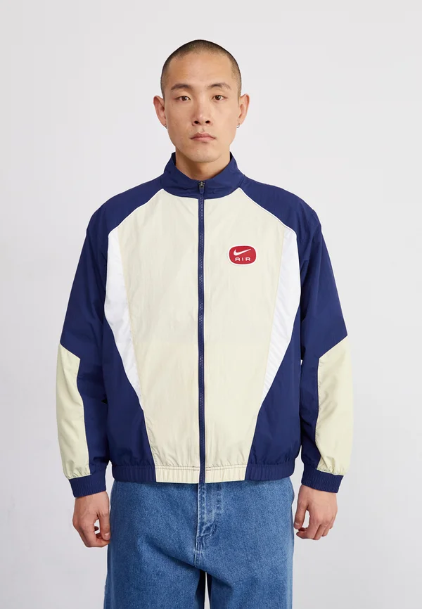 AIR TRACKTOP - Leichte Jacke - midnight navy/light khaki/white
