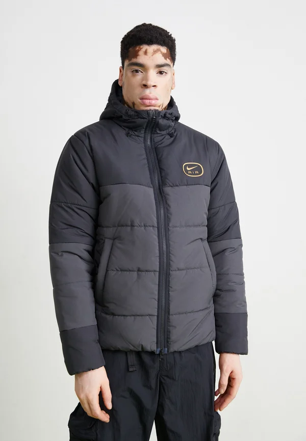 AIR - Winterjacke - black/anthracite/metallic gold