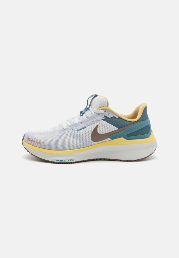 AIR ZOOM STRUCTURE 25 - Laufschuh Straße - summit white/mink brown/soft yellow/smokey blue/washed coral
