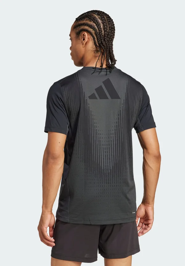 AIRCHILL - Sport T-Shirt - black grey six