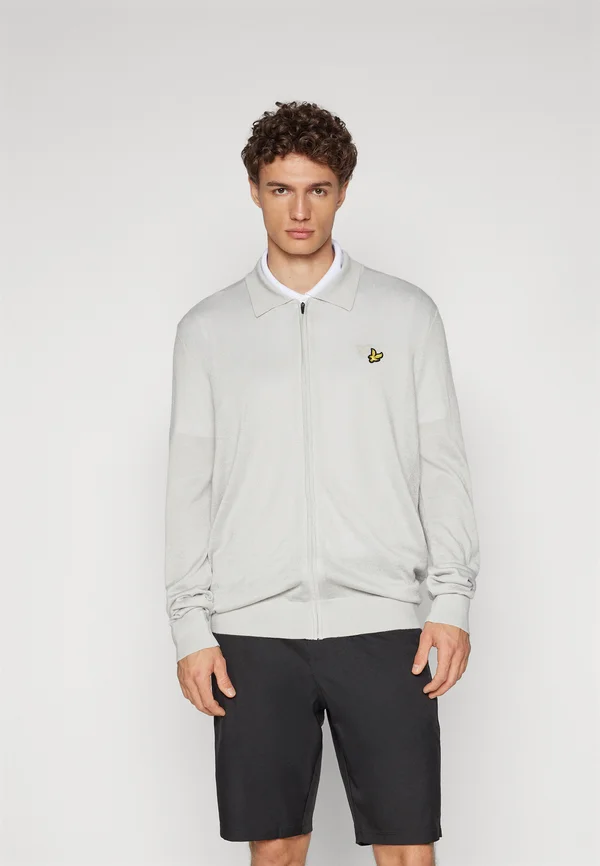 AIRLIGHT COLLARED  - Sweatjacke - pebble