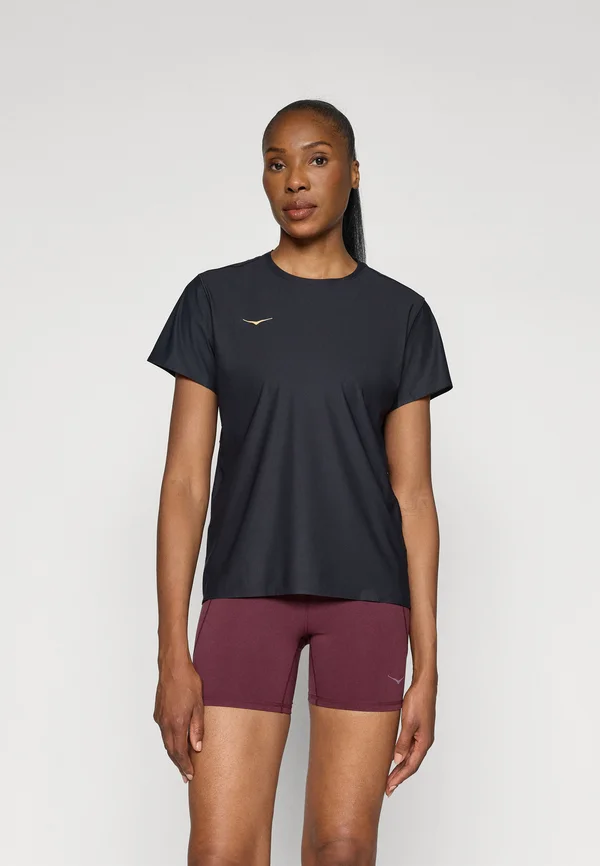 AIROLITE SHORT SLEEVE - Sport T-Shirt - black/gold-coloured