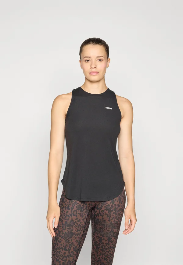 AIRY RACERBACK TANK - Top - black