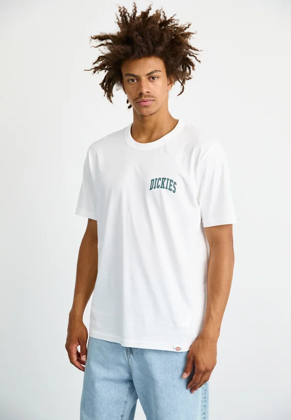 AITKIN CHEST TEE - T-Shirt print - white