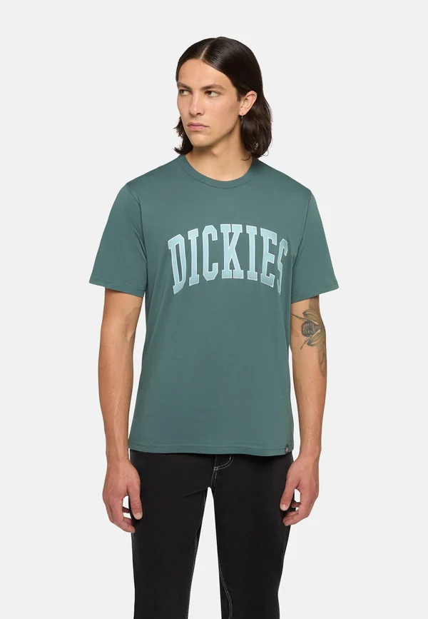 AITKIN - T-Shirt print - lincoln green surf blue