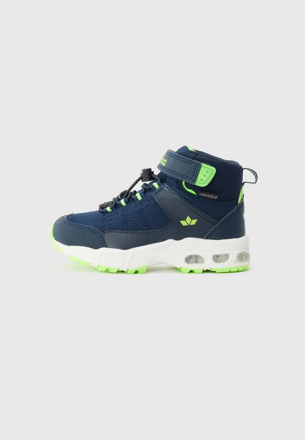 ALAIN UNISEX - Sneaker high - navy/lemon/white