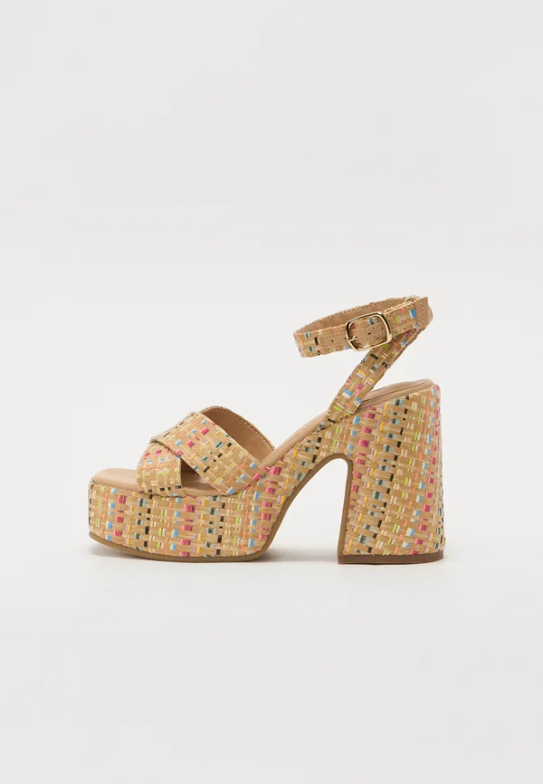 ALANII - Plateausandalette - multicolor
