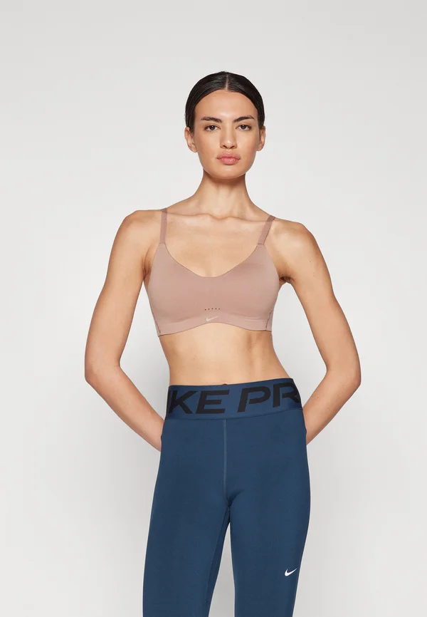 ALATE MINIMALIST BRA - Sport-BH mit leichter Stützkraft - desert dust/white