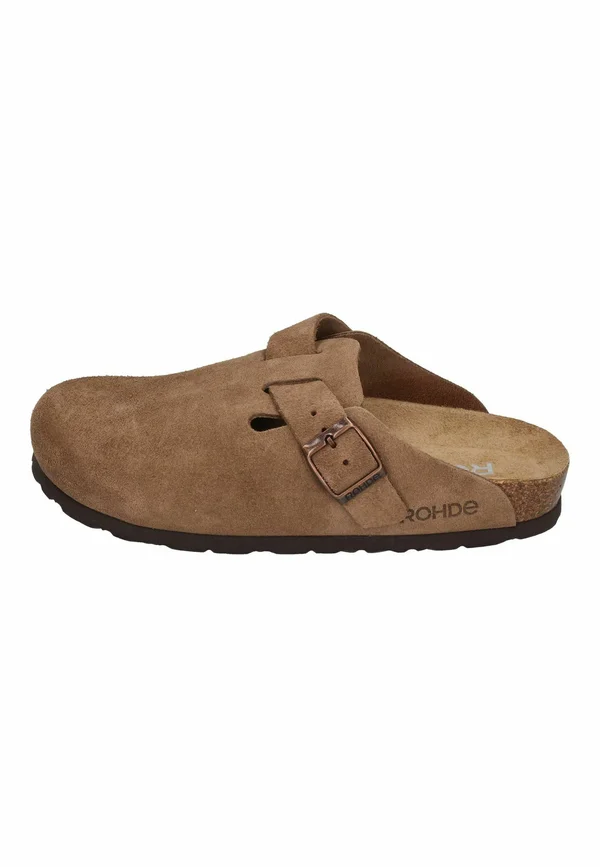 ALBA - Pantolette flach - camel