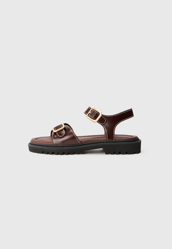 ALBANE COMMANDO - Riemensandalette - chocolat