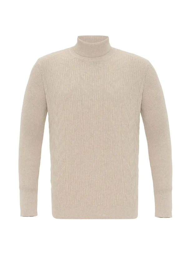 ALBERT - Strickpullover - beige