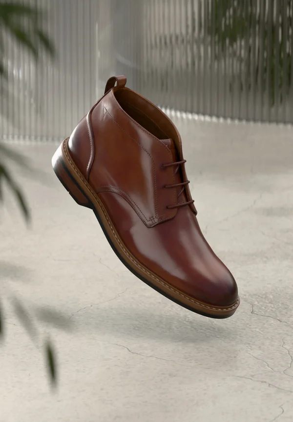 ALDWIN CHUKKA - Schnürstiefelette - mid tan