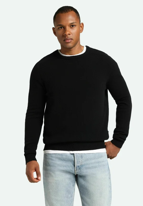 ALFREDO - Strickpullover - black