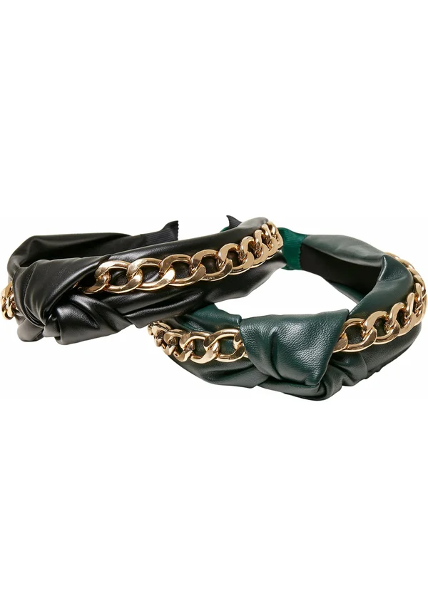 ALICE WITH CHAIN 2 PACK - Haar-Styling-Accessoires - black/bottlegreen