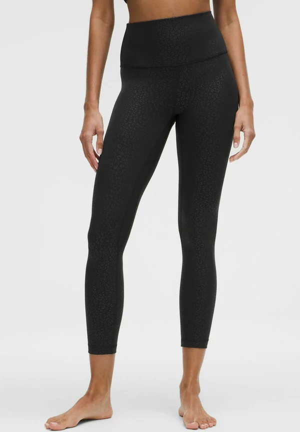 Align™ High-Rise 64cm - Tights - leopardo shift micro emboss black