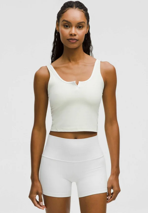 ALIGN™ NOTCHED-NECK - Top - Light Ivory/White