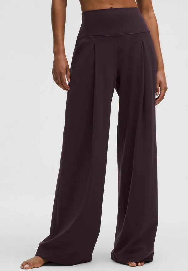 ALIGN™ PALAZZO REGULAR - Stoffhose - black plum
