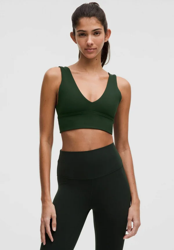 ALIGN V-NECK - Sport-BH mit starker Stützkraft - rainforest green