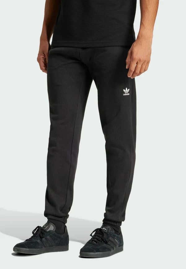 ALL BLACKS ESSENTIALS WAFFLE - Jogginghose - all black