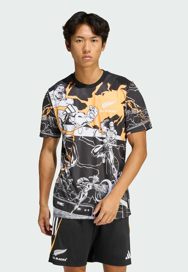ALL BLACKS MARVEL CAPTAINS RUN  - Nationalmannschaft - black