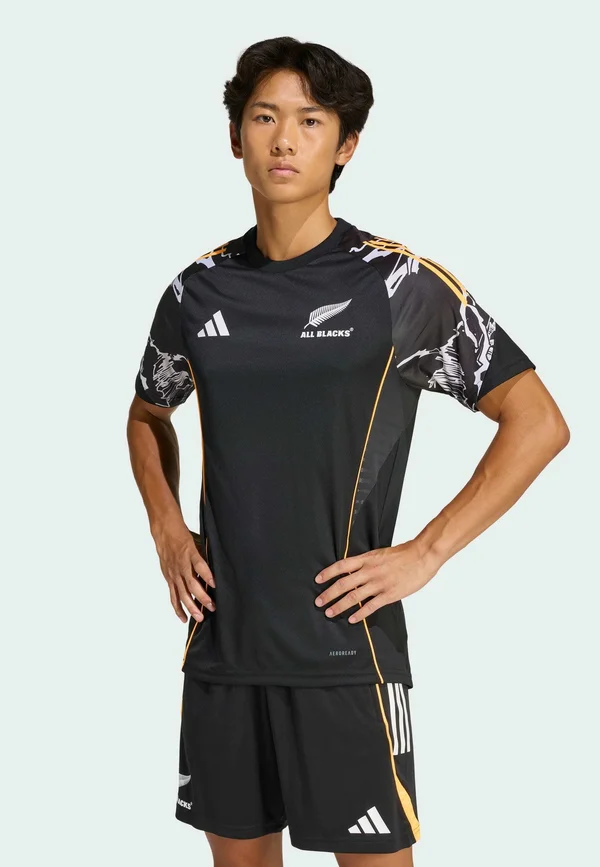 ALL BLACKS MARVEL PERFORMANCE TEE - T-Shirt print - black