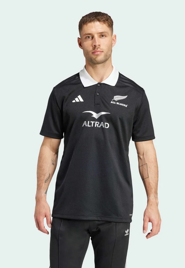 ALL BLACKS RUGBY AEROREADY SHORT SLEEVE - Poloshirt - all black
