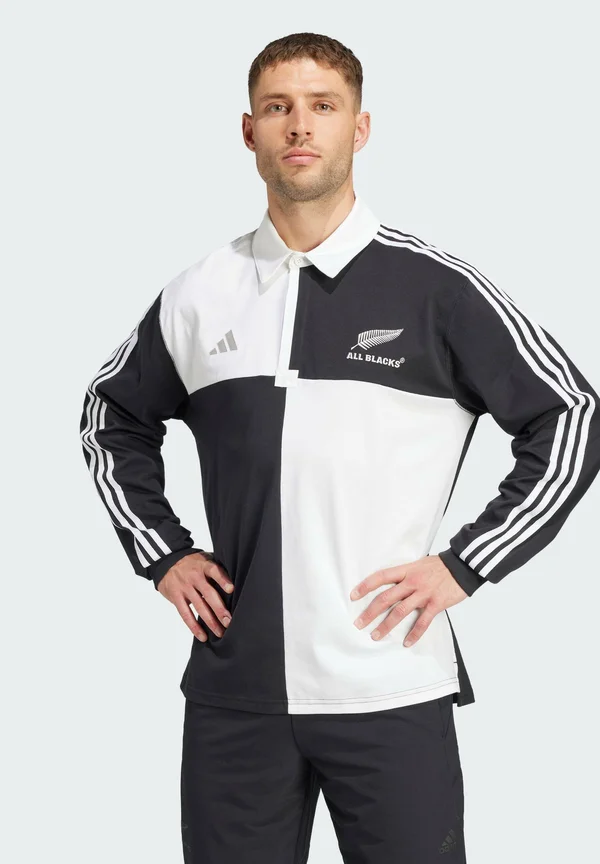 ALL BLACKS RUGBY CULTURE - Poloshirt - all black white