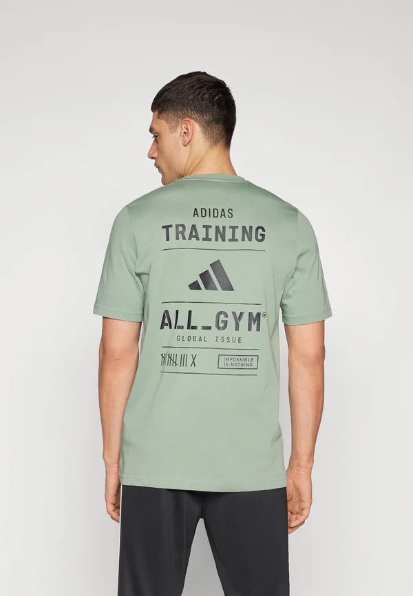 ALL GYM CATEGORY GRAPHIC - T-Shirt print - silver green