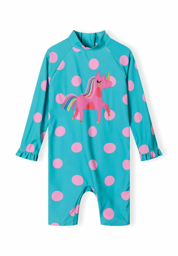 ALL-IN-ONE - Badeanzug - turquoise pink