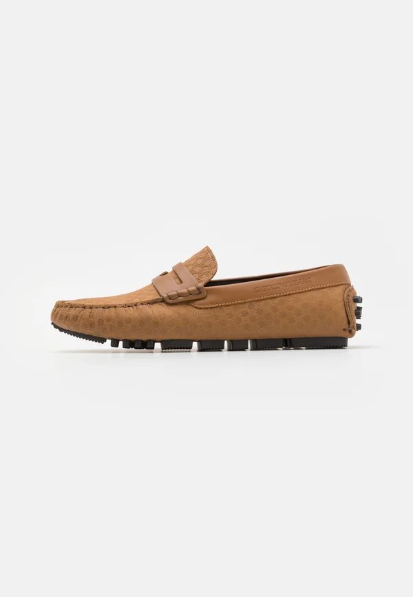 ALL OVER KNOT - Mokassin - dark brown