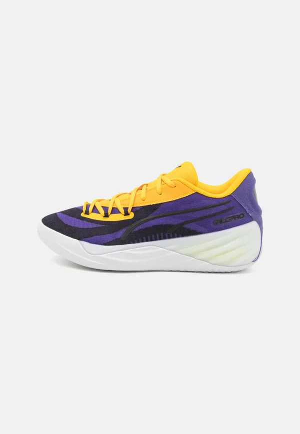 ALL-PRO NITRO - Basketballschuh - white/yellow sizzle/team violet