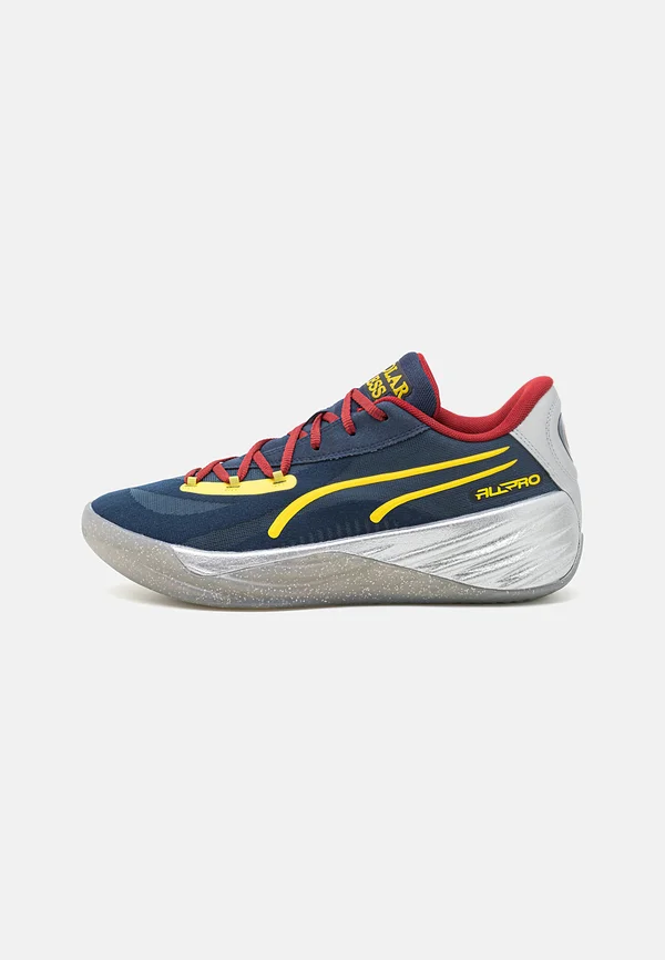 ALL-PRO NITRO POLAR EXPRESS - Basketballschuh - silver mist/golden fog/club navy/intense red/yellow blaze