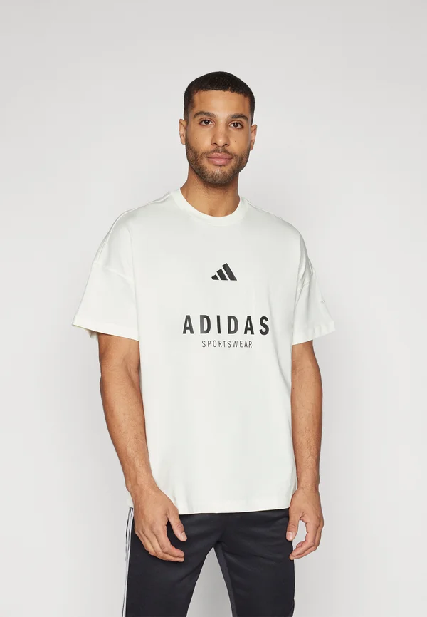 ALL SZN GRAPHIC - T-Shirt print - off white