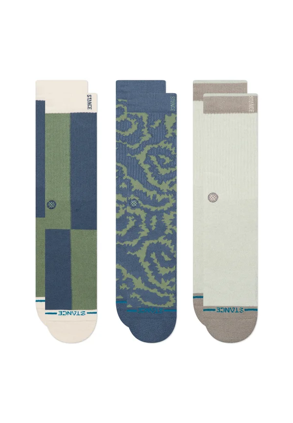 ALL TERRAIN CREW 3 PACK UNISEX - Socken - green