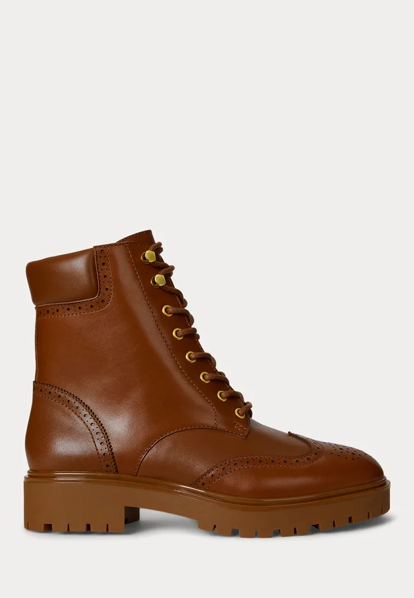 ALLYSON - Schnürstiefelette - tan