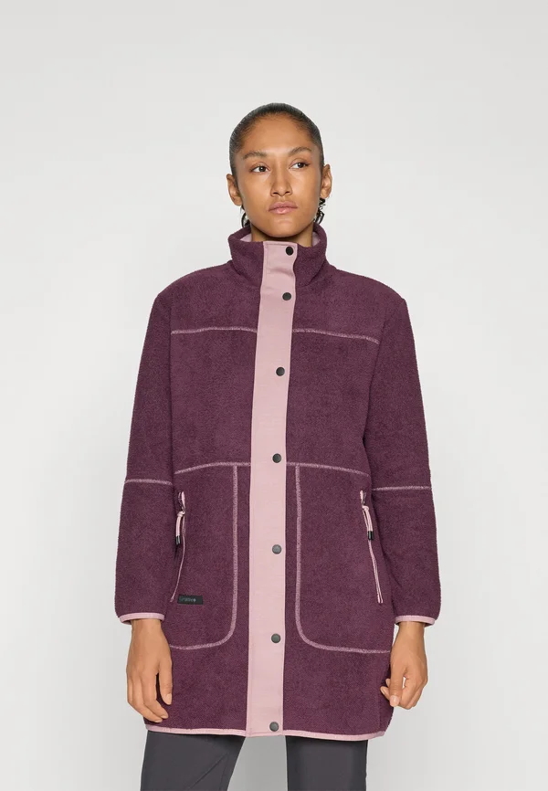 ALMONT - Sweatjacke - plum