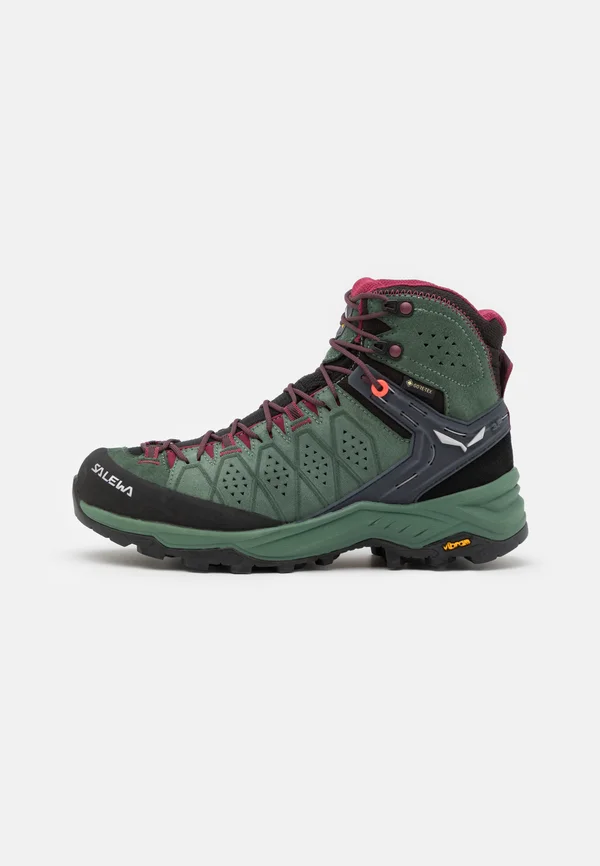 ALP TRAINER 2 MID GORE TEX - Hikingschuh - duck green/rhododendon