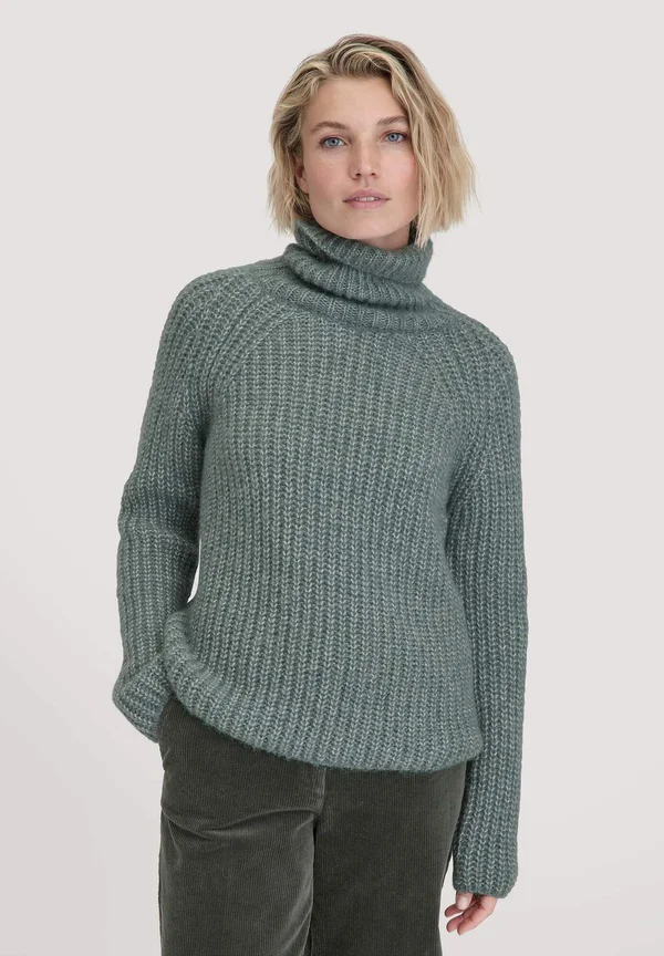 ALPAKA - Strickpullover - fichtengrün