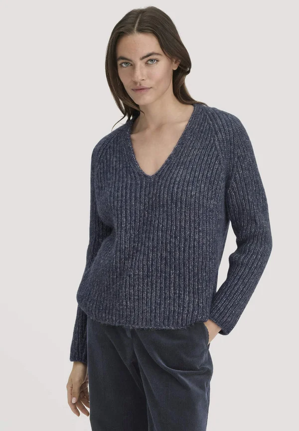 ALPAKA - Strickpullover - pflaume