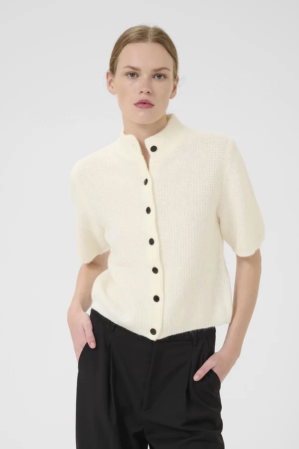 ALPHA - Strickjacke - ivory