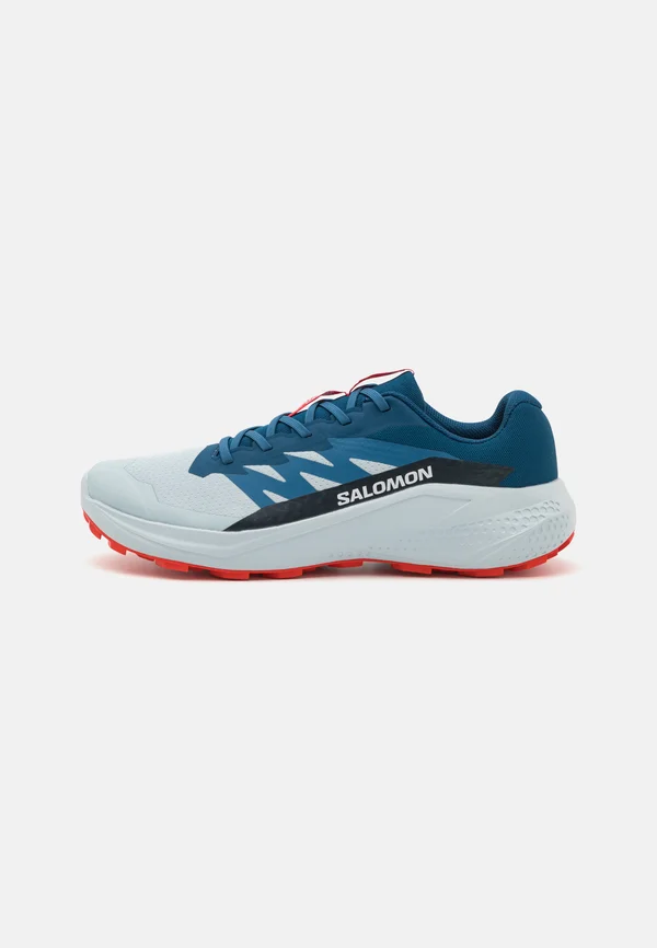 ALPHAGLIDE - Laufschuh Trail - ballad blue/dark blue/fiery red