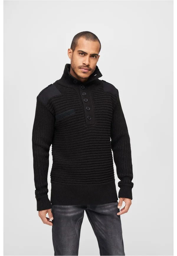 ALPIN - Strickpullover - black