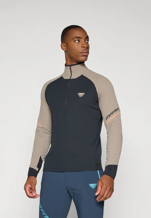 ALPINE 1/2 ZIP TEE - Langarmshirt - fallen rock