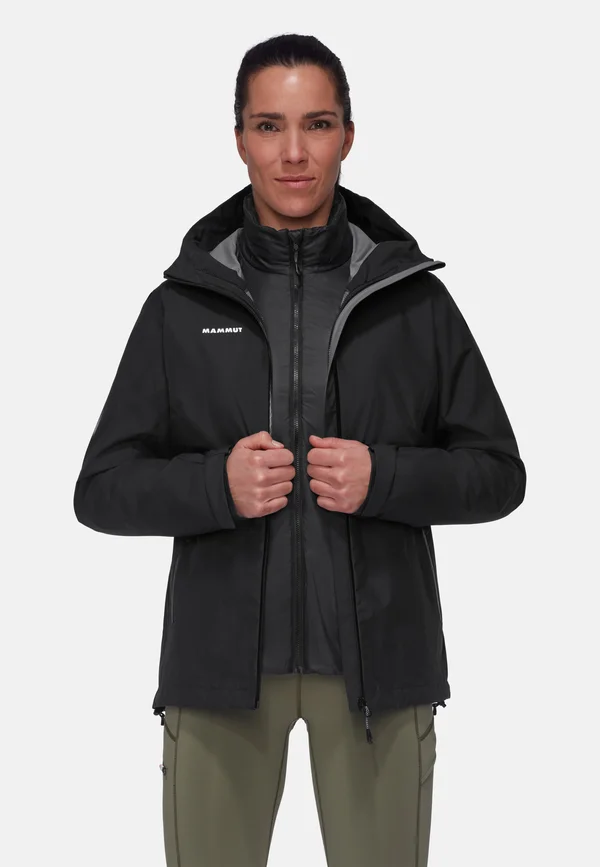ALTO LIGHT 3 IN 1 HOODED  - Hardshelljacke - black black