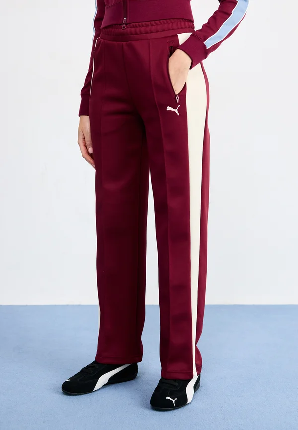 ALWAYS ON STRAIGHT TRACK PANTS - Jogginghose - ruby shimmer