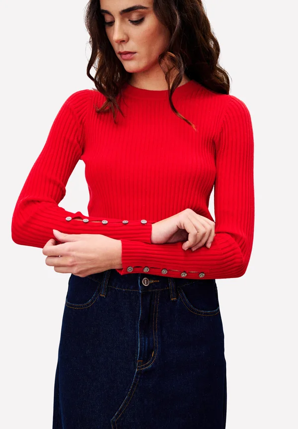 AMARYLLIS - Strickpullover - rouge