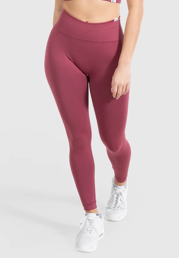 AMAZE PRO HIGH WAIST SEAMLESS - Tights - bordeaux