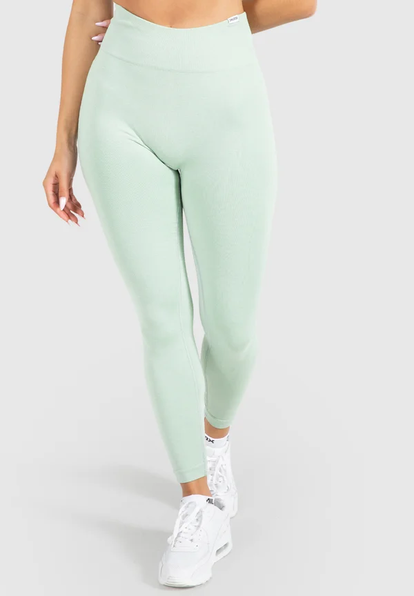 AMAZE PRO SCRUNCH HIGH WAIST SEAMLESS - Tights - grün melange