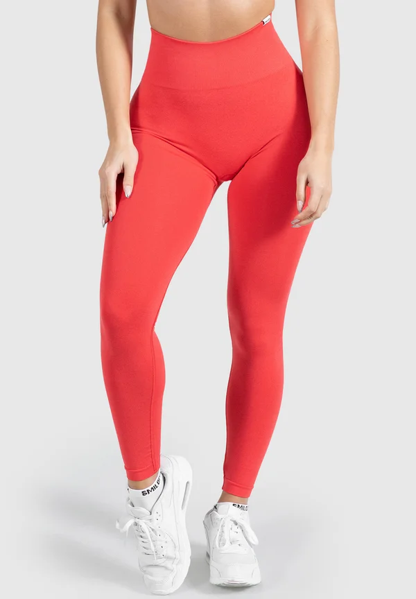 AMAZE PRO SCRUNCH HIGH WAIST SEAMLESS - Tights - rot